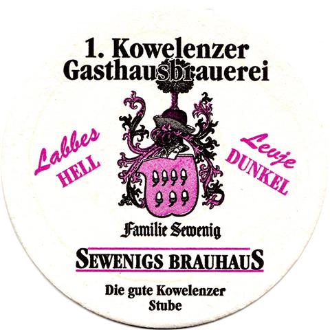 koblenz ko-rp sewenigs rund 1a (215-1 kowelenzer-schwarzrot)